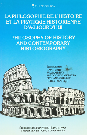 Cover image for La Philosophie de l&#39;histoire et la pratique historienne d&#39;aujourd&#39;hui