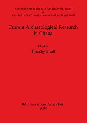 Cover image for Current Archaeological Research in Ghana