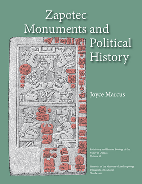 Cover image for Zapotec Monuments and Political History