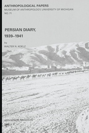 Cover image for Persian Diary, 1939-1941