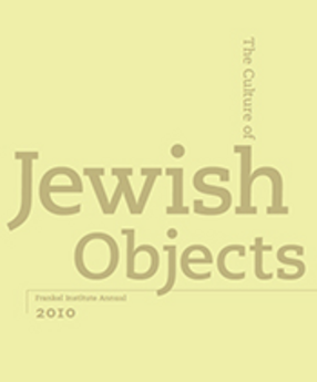 Cover image for The Culture of Jewish Objects;The Culture of Jewish Objects