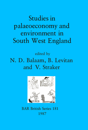 Cover image for Studies in palaeoeconomy and environment in South West England