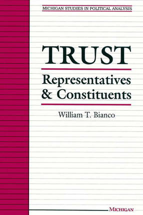 Cover image for Trust: Representatives and Constituents