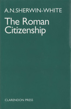 Cover image for The Roman citizenship