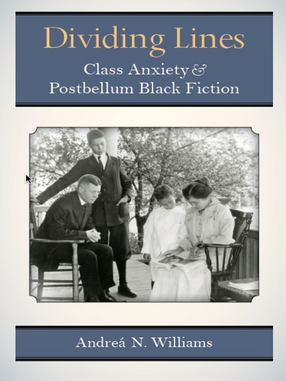 Cover image for Dividing Lines: Class Anxiety and Postbellum Black Fiction