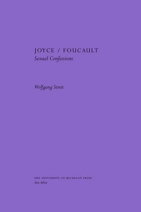 Cover image for Joyce/Foucault: Sexual Confessions