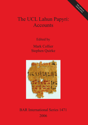 Cover image for The UCL Lahun Papyri: Accounts