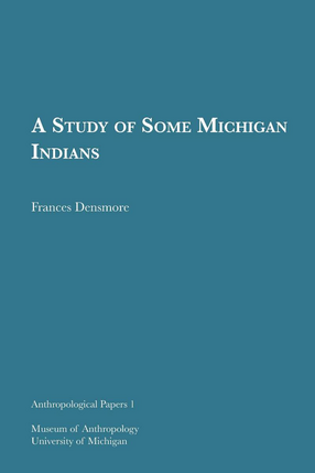 Cover image for A Study of Some Michigan Indians