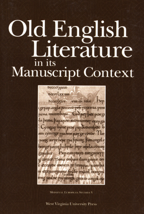Cover image for Old English literature in its manuscript context