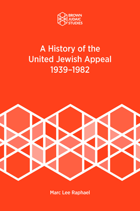 Cover image for A History of the United Jewish Appeal