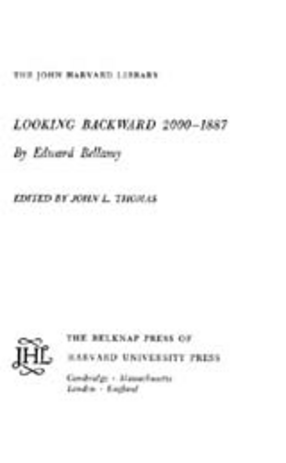 Cover image for Looking backward, 2000-1887