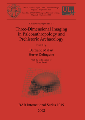 Cover image for Three-Dimensional Imaging in Paleoanthropology and Prehistoric Archaeology