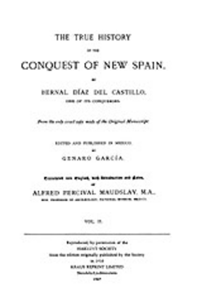 Cover image for The conquest of New Spain, Vol. 2