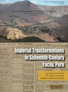 Cover image for Imperial Transformations in Sixteenth-Century Yucay, Peru