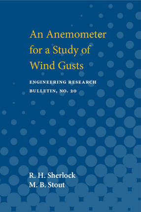 Cover image for Anemometer for a Study of Wind Gusts