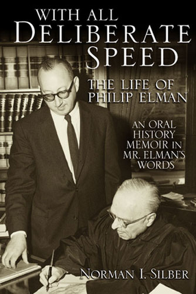 Cover image for With All Deliberate Speed: The Life of Philip Elman