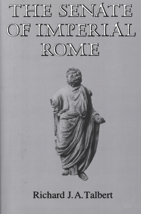 Cover image for The Senate of Imperial Rome